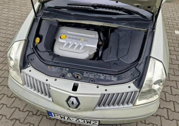 Renault Vel Satis cena 4900 przebieg: 275000, rok produkcji 2002 z Bełżyce małe 379